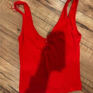 Vibrant Red Tank Top